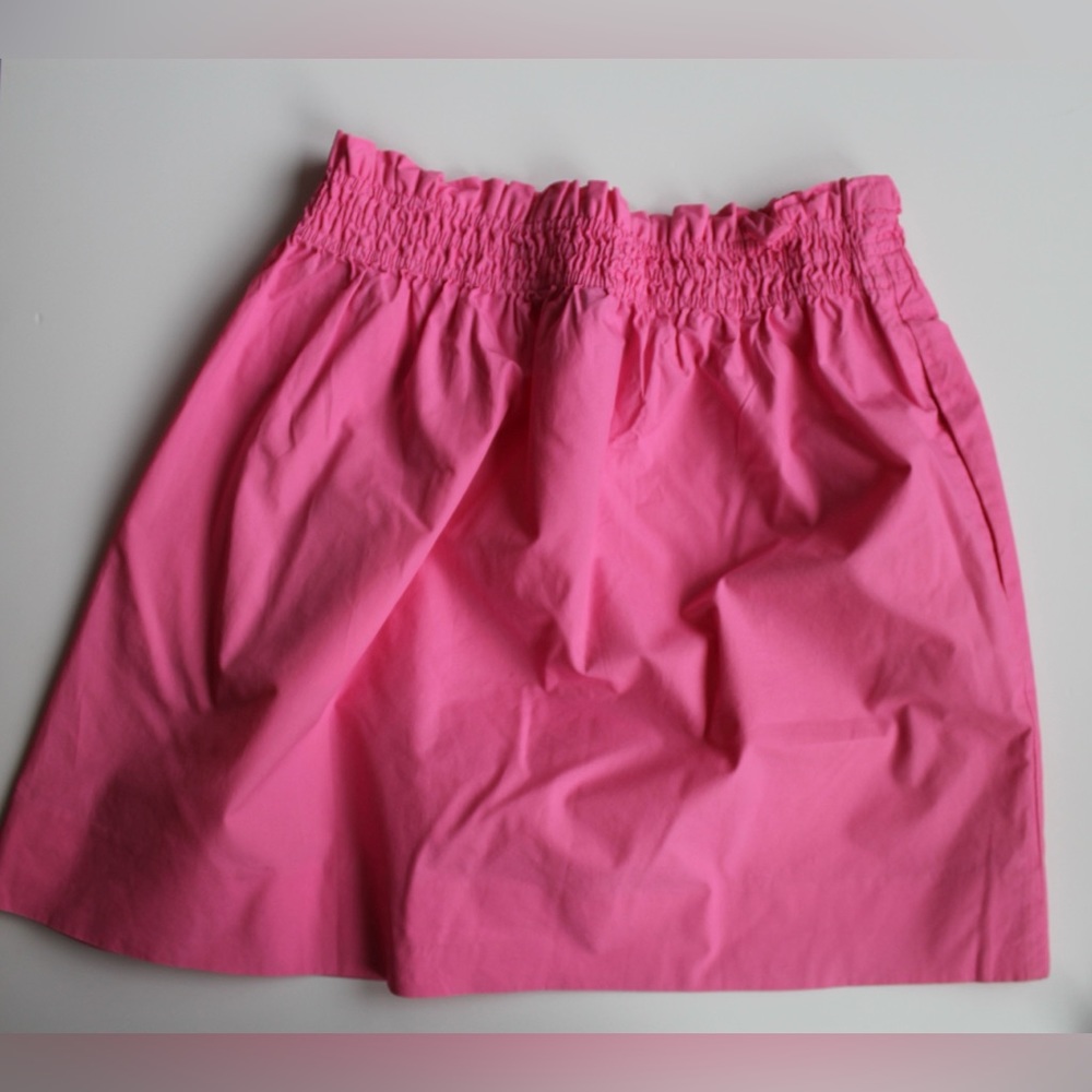 J.Crew Womens Bubblegum Pink Classic Cotton Mini Skirt Size 4